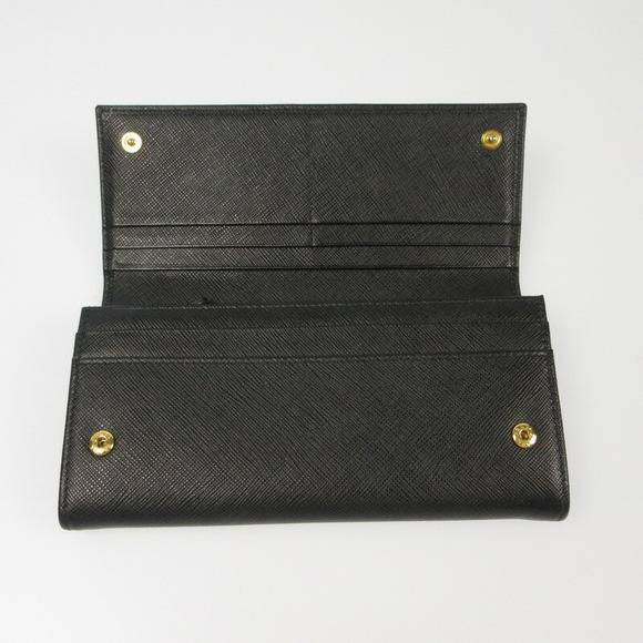 Prada Saffiano Triangle Long Wallet - Picture 12 of 13